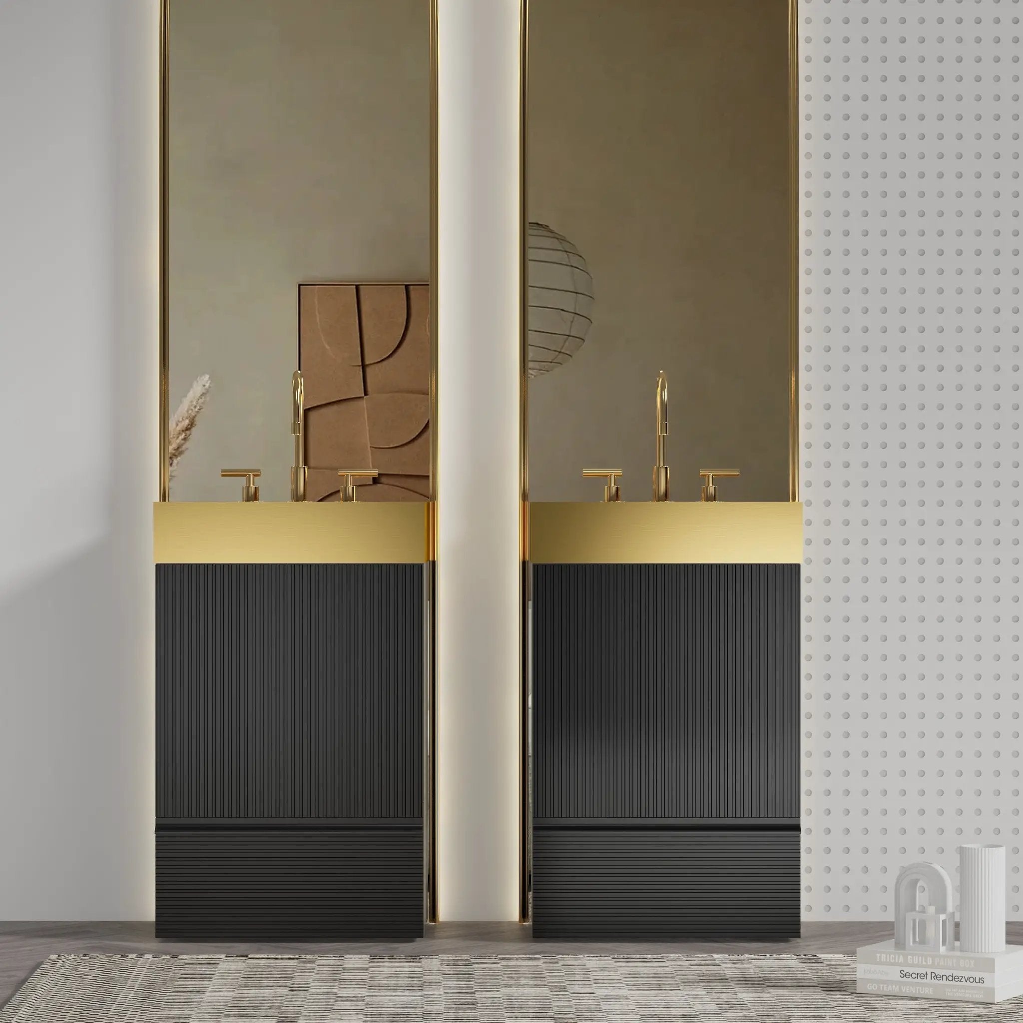 Gada 20" Striped Matt Bathroom Vanity by HouseOfZazla