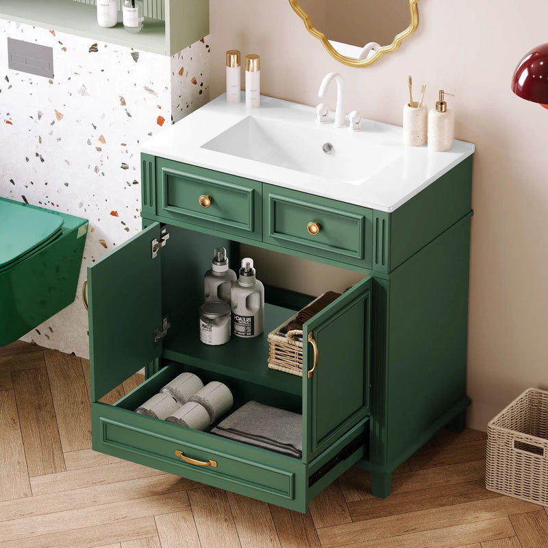 Bathroom Vanity With Sink And Storage Cabinet by HouseOfZazla