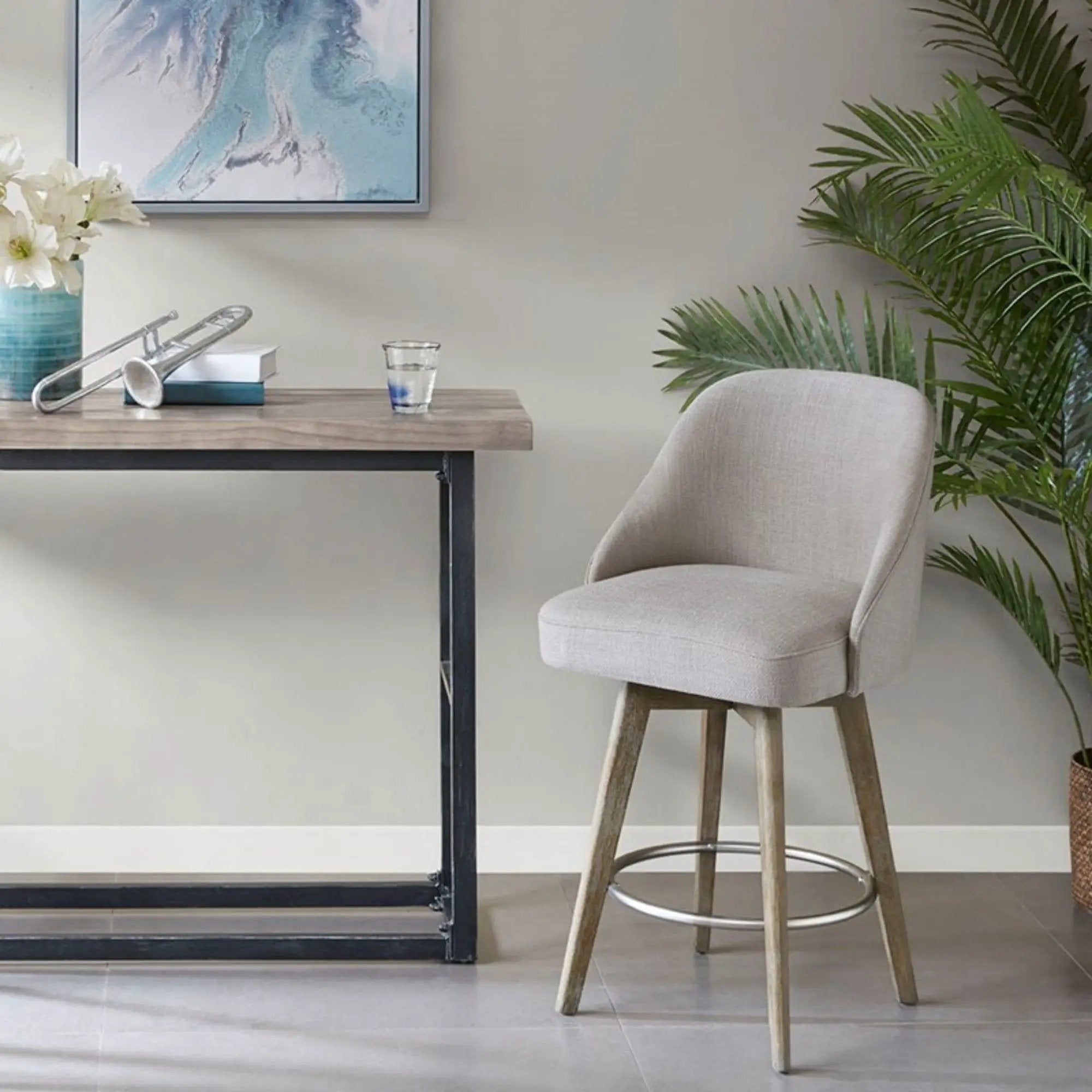 Counter Stool With Swivel Seat by HouseOfZazla