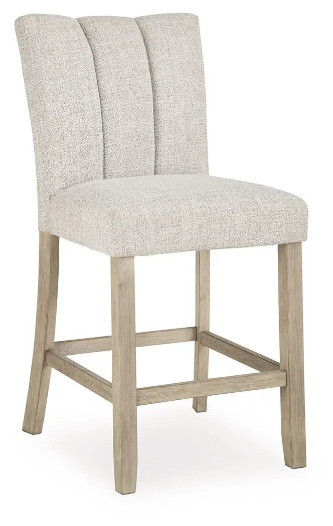 Larawyn - Upholstered Barstool (Set of 2) - Bisque by Unique Piece Furniture