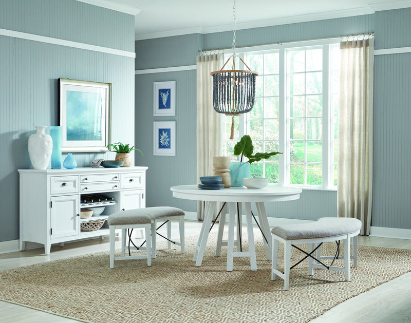 Heron Cove - Dining Side Chair With Upholstered Seat (Set of 2) - Chalk White by Unique Piece Furniture