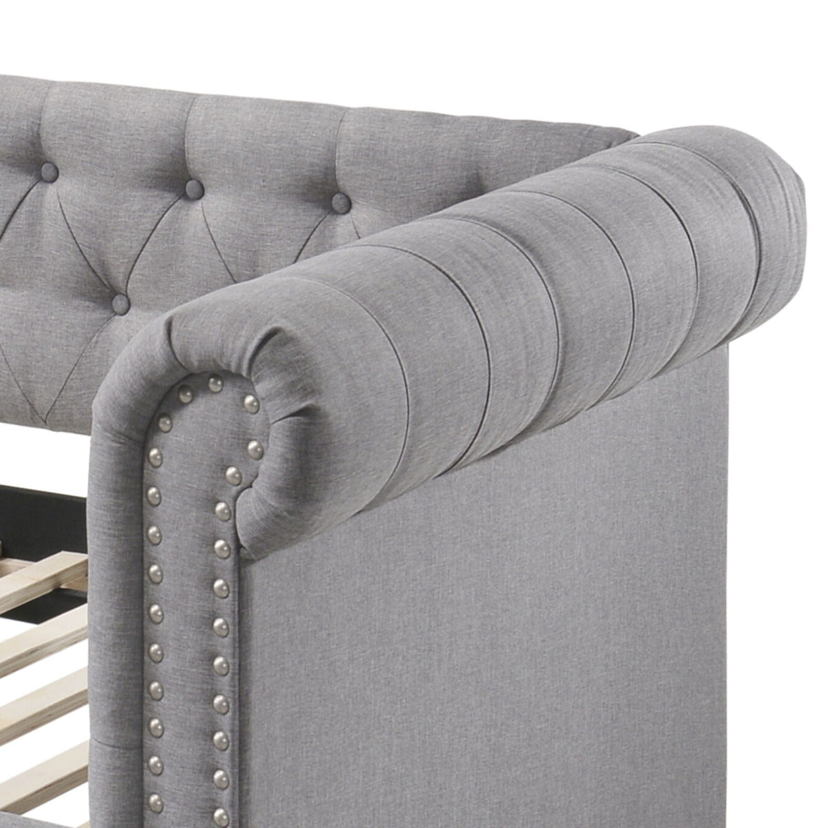 Justice Twin Daybed With Trundle - Smoke Gray, photo 4 of 4