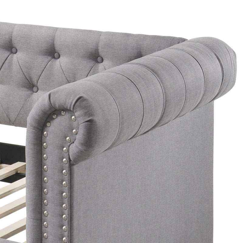 Justice Twin Daybed With Trundle - Smoke Gray, photo 4 of 4