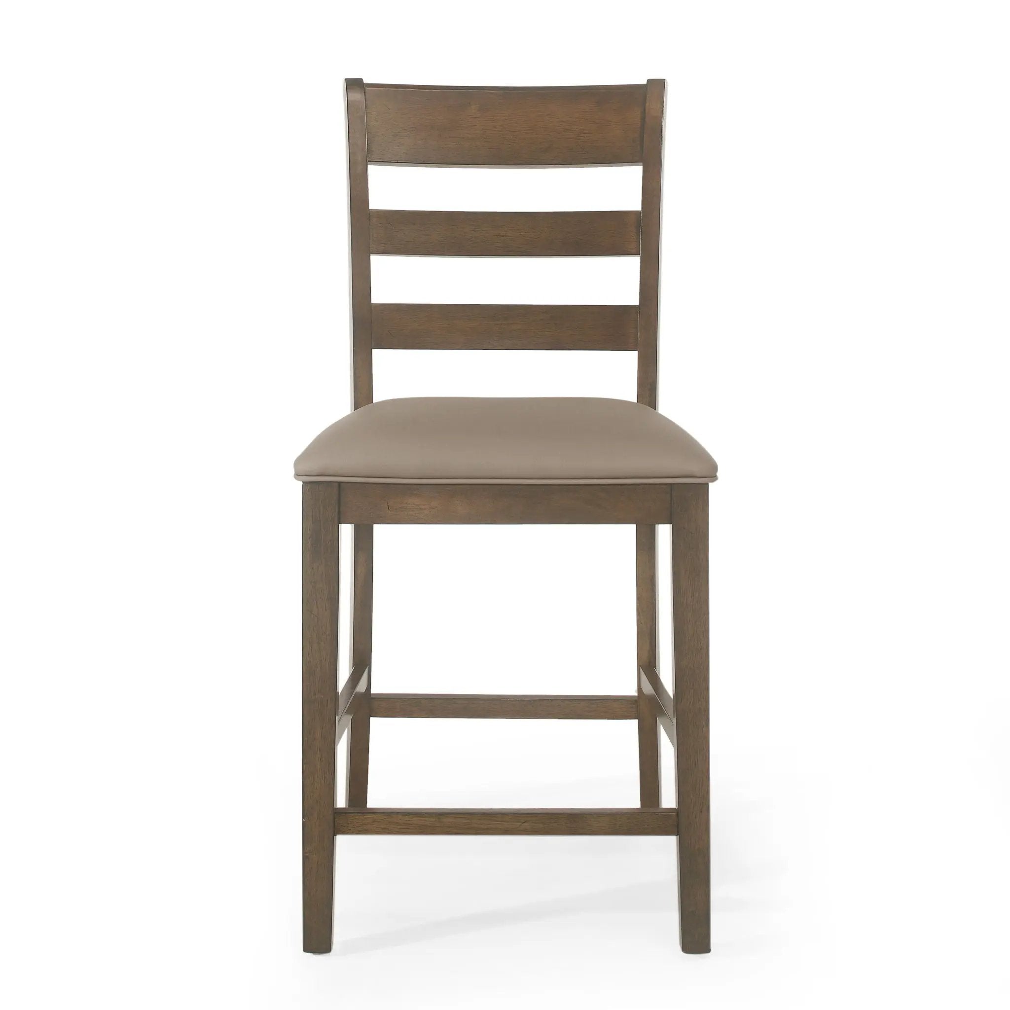 Farmhouse Upholstered Wood Counter Stools by HouseOfZazla