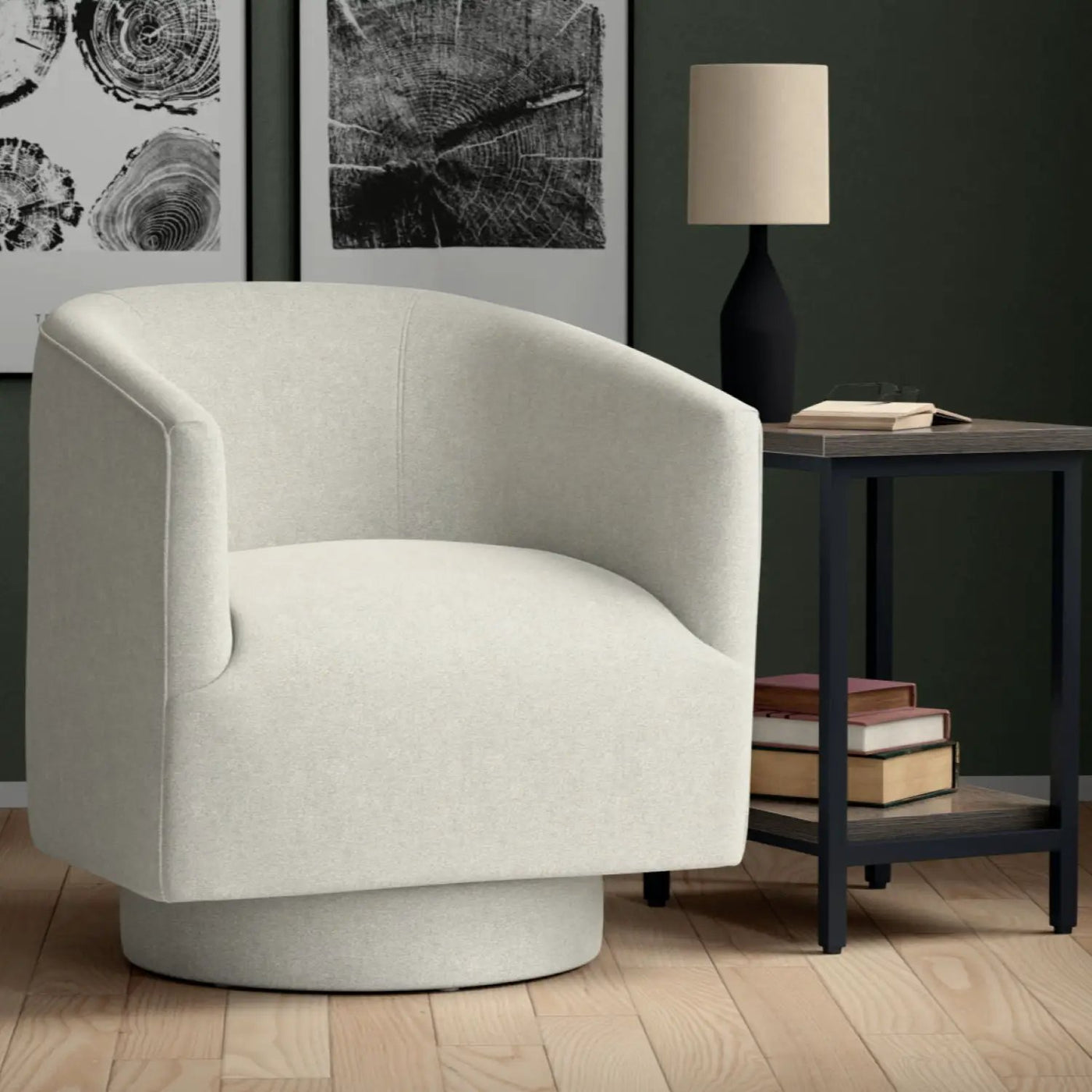 Accent Chair With Swivel Function by HouseOfZazla