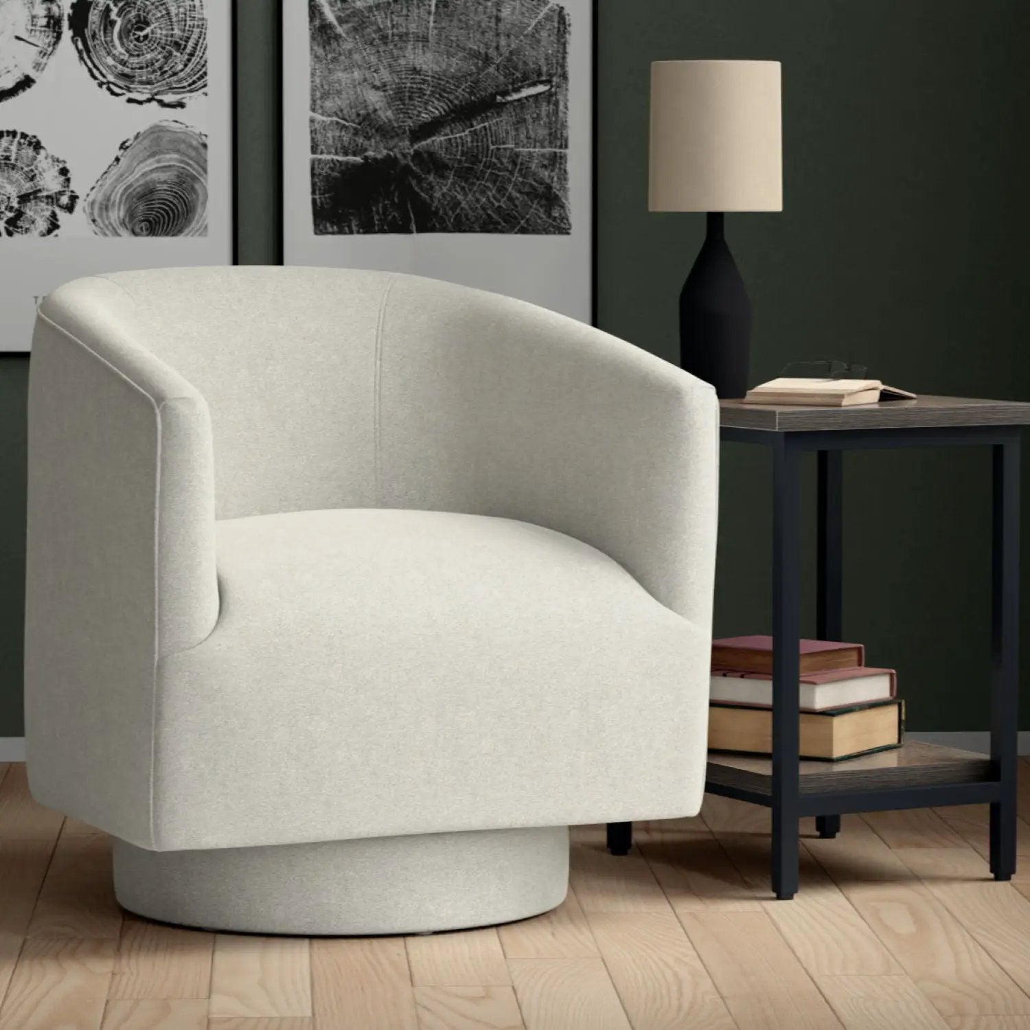 Accent Chair With Swivel Function by HouseOfZazla