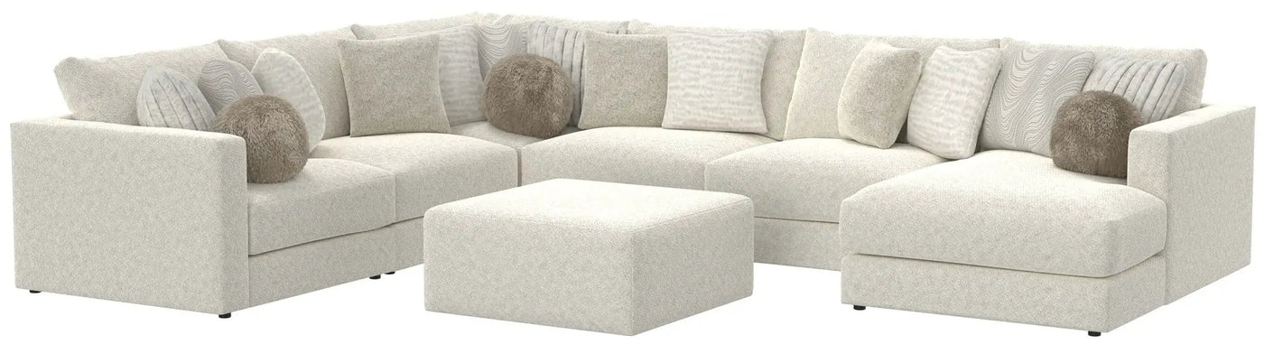 Ritzy - Modular Sofa And Included Cocktail Ottoman by Unique Piece Furniture