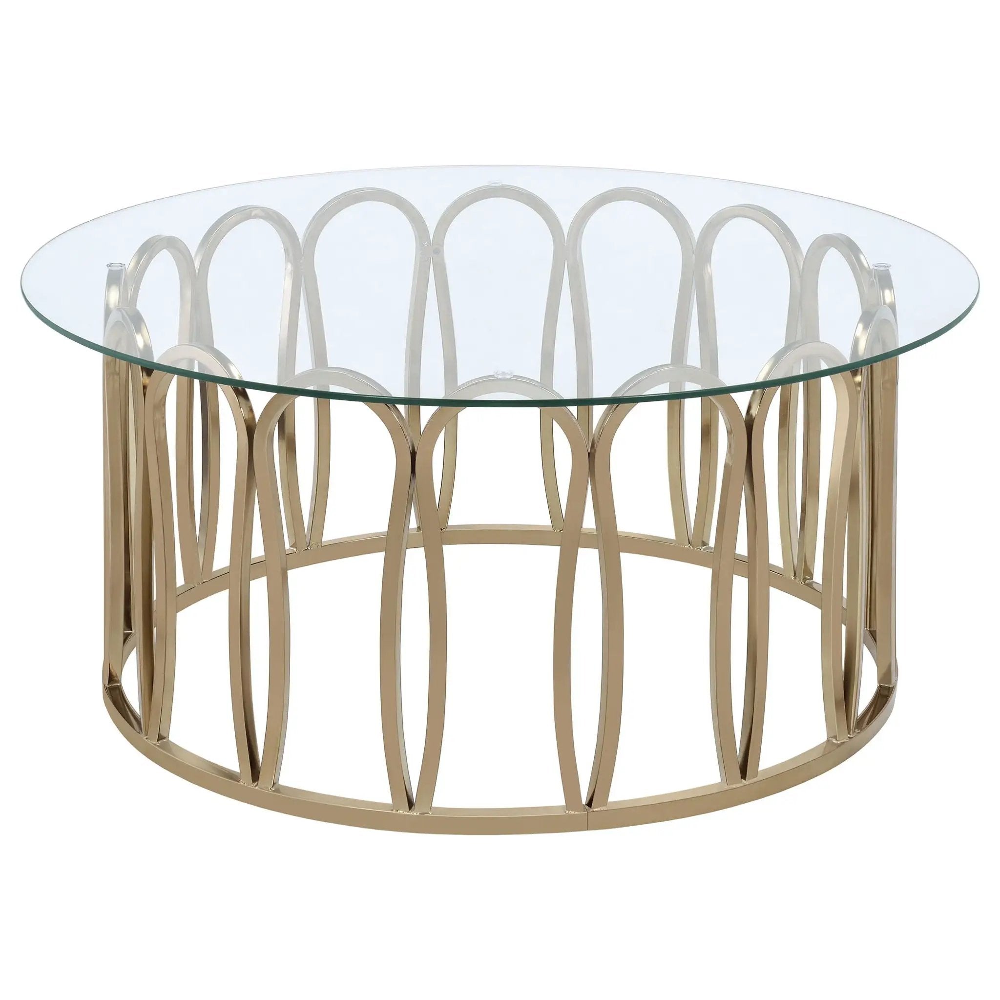 Monett 3-piece Coffee and End Table Set Chocolate Chrome by Unique Piece Furniture
