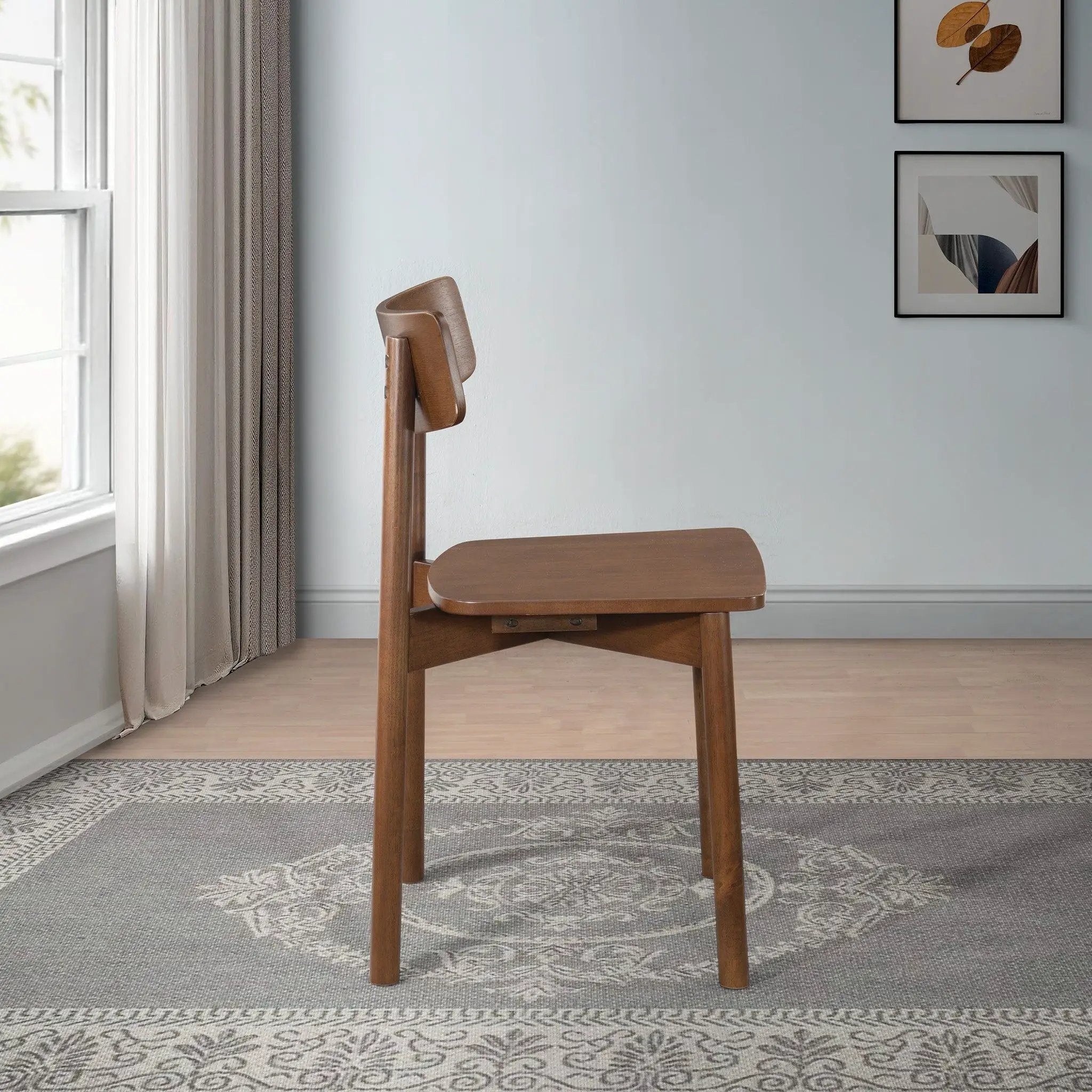 Dining Chair (Set of 2) - Rich Walnut by HouseOfZazla