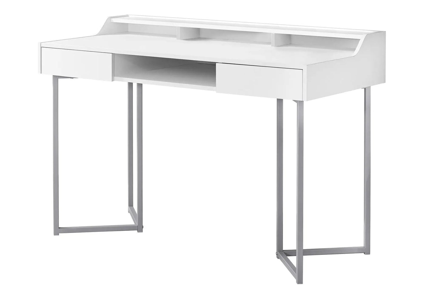 Computer Desk For Home Office, Ample Storage, Contemporary & Modern by HouseOfZazla