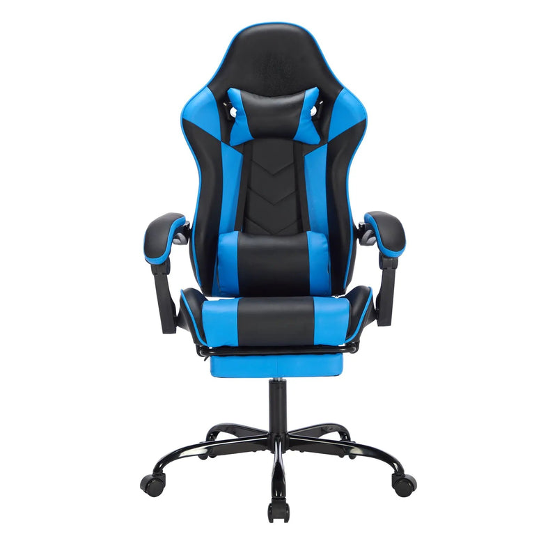 Gaming Chair with Footrest and Ergonomic Features by HouseOfZazla