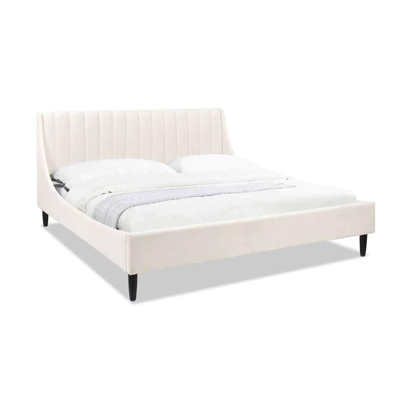 Aspen - Vertical Tufted Modern Headboard Platform Bed Set by Unique Piece Furniture