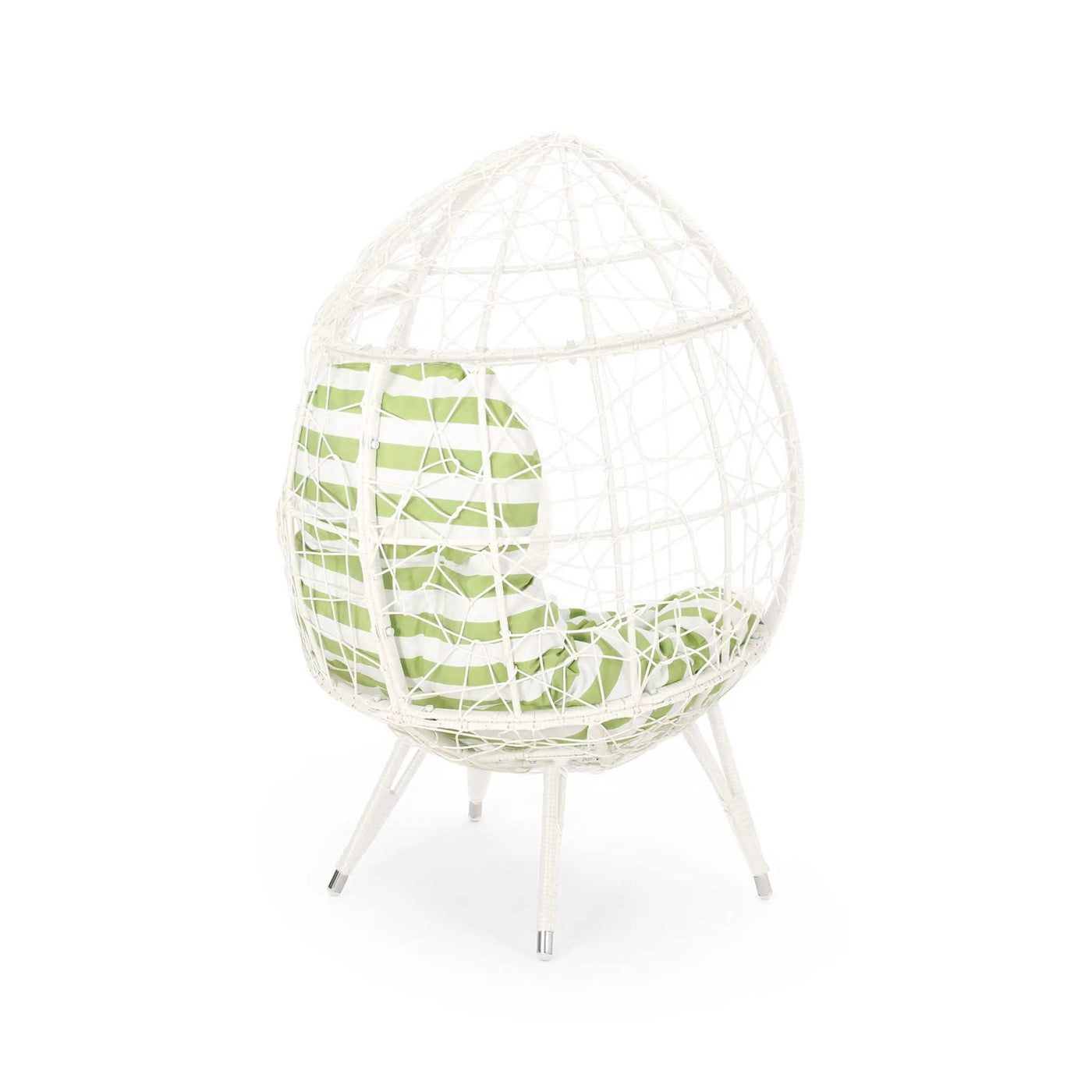 Cosmos - Round Hammered Iron Teardrop Chair by HouseOfZazla