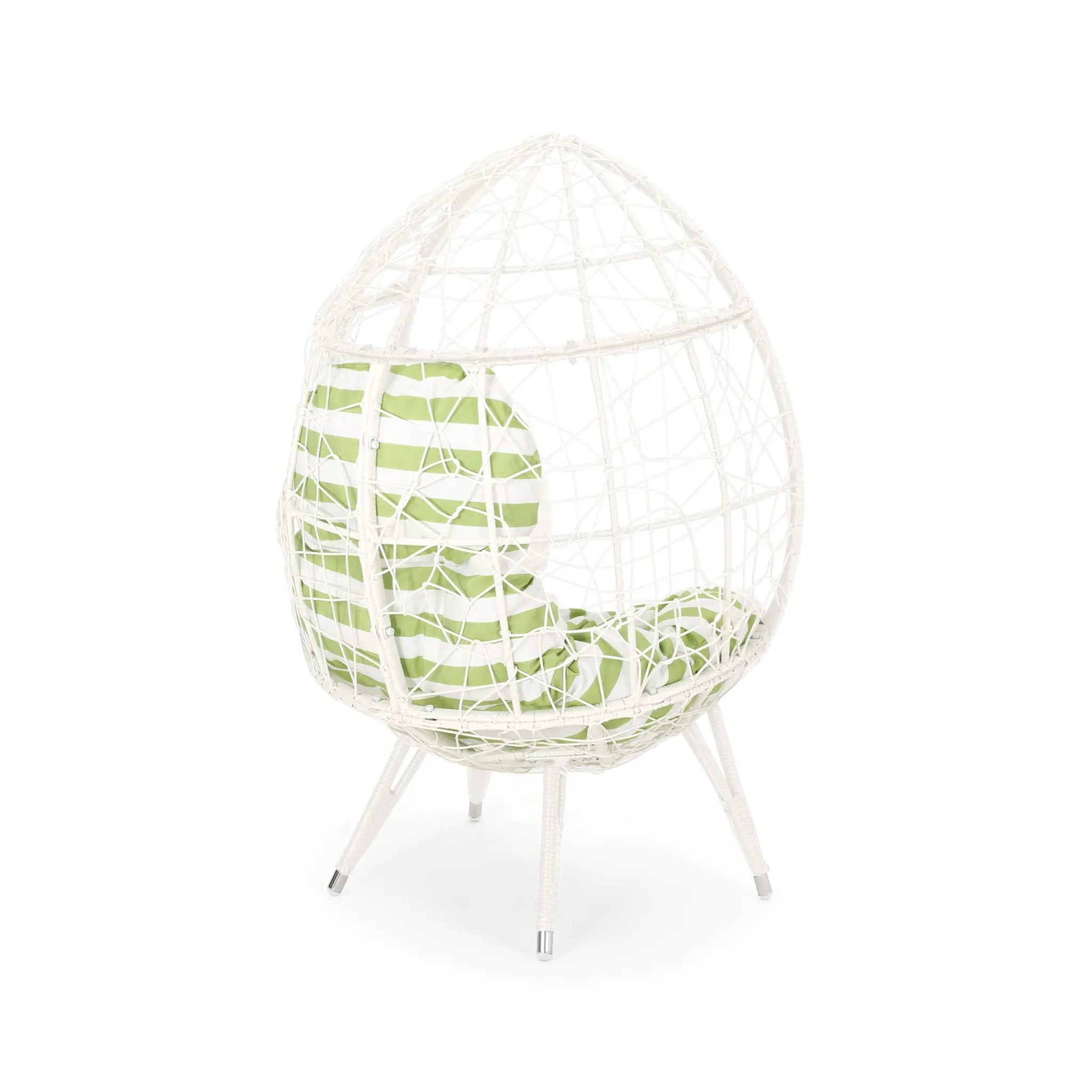Cosmos - Round Hammered Iron Teardrop Chair by HouseOfZazla