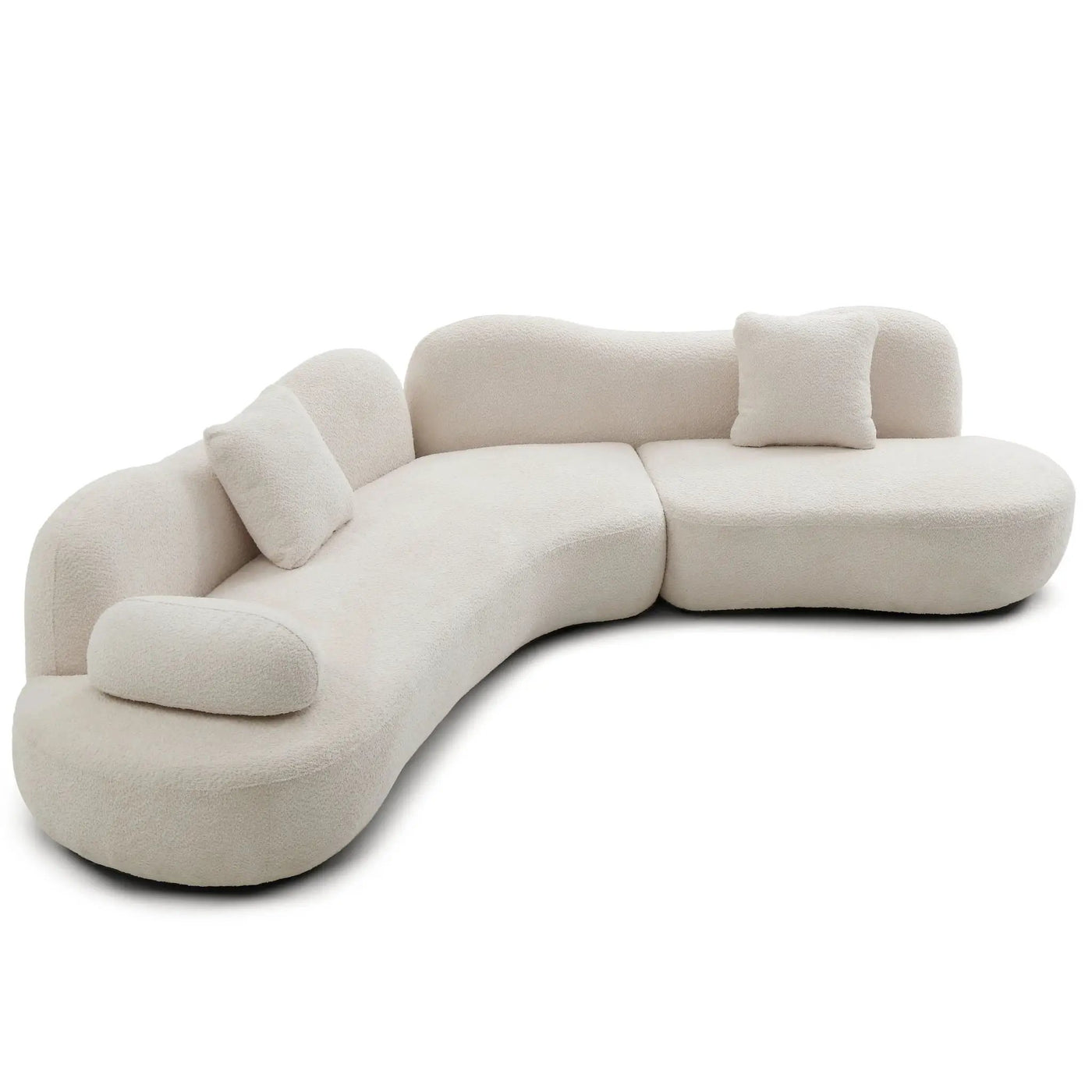 Modern Curved Modular 5 Seater Sofa by HouseOfZazla
