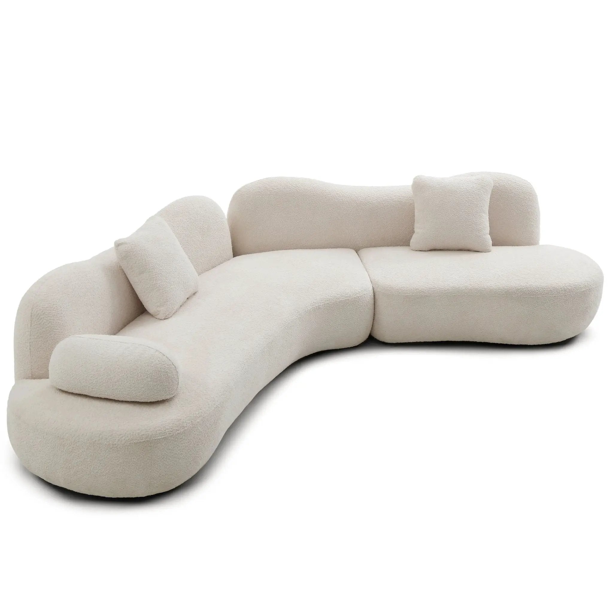 Modern Curved Modular 5 Seater Sofa by HouseOfZazla