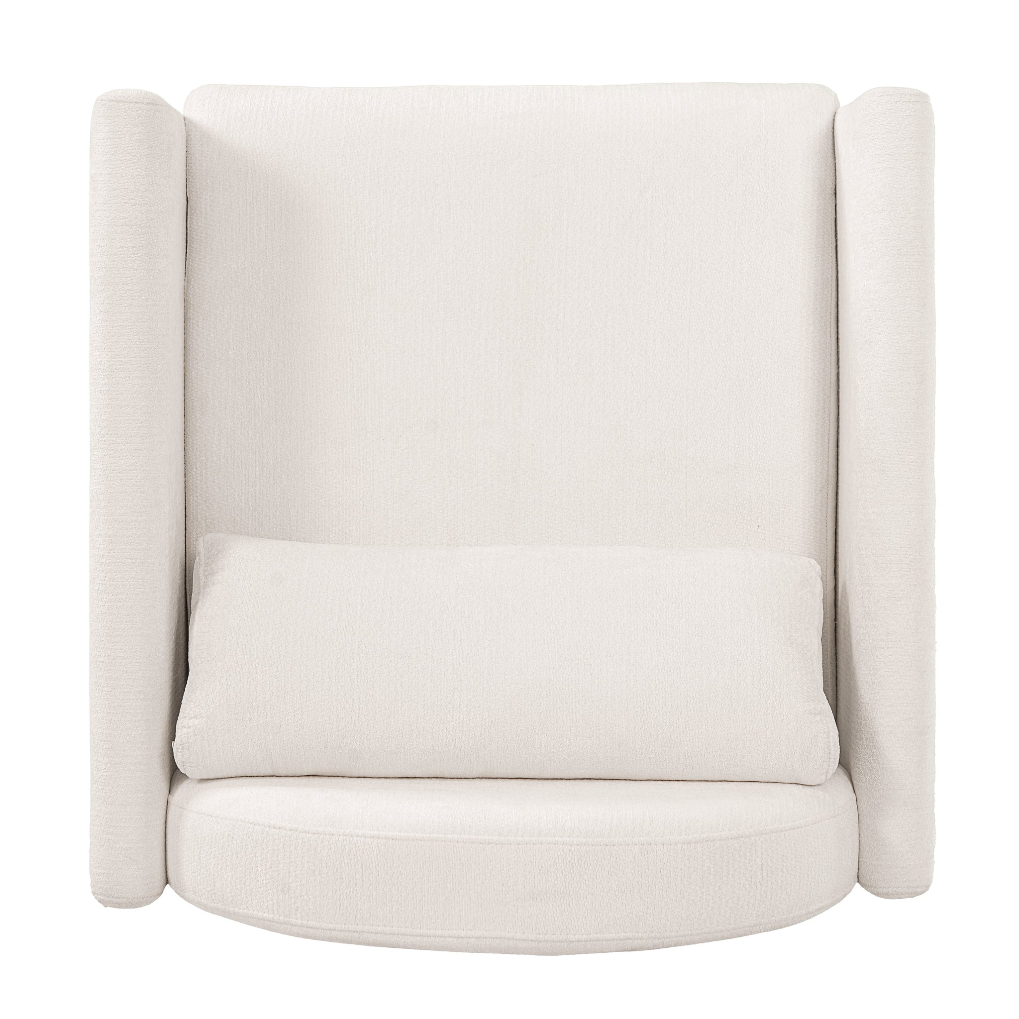 Beige Pet Friendly Accent Chair with Hidden Pet Nook by HouseOfZazla