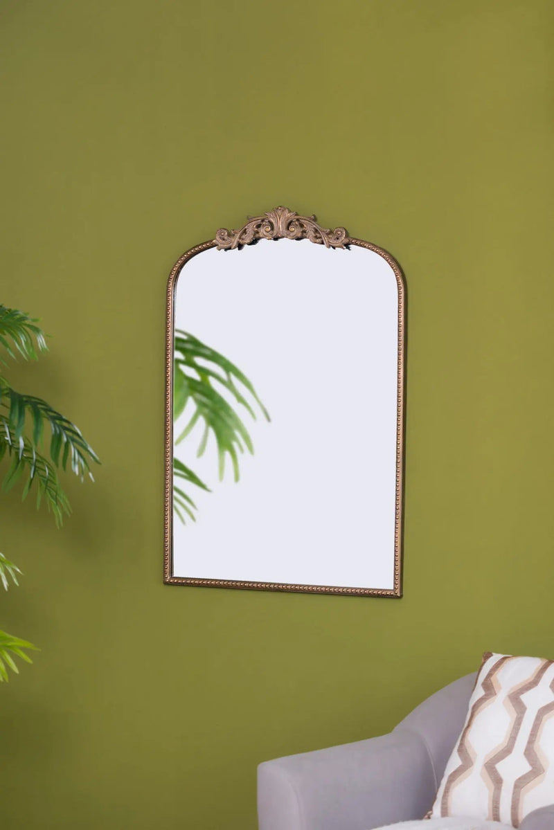 Arch Mirror, Baroque Inspired Wall Decor For Bathroom, Bedroom, Living Room by HouseOfZazla