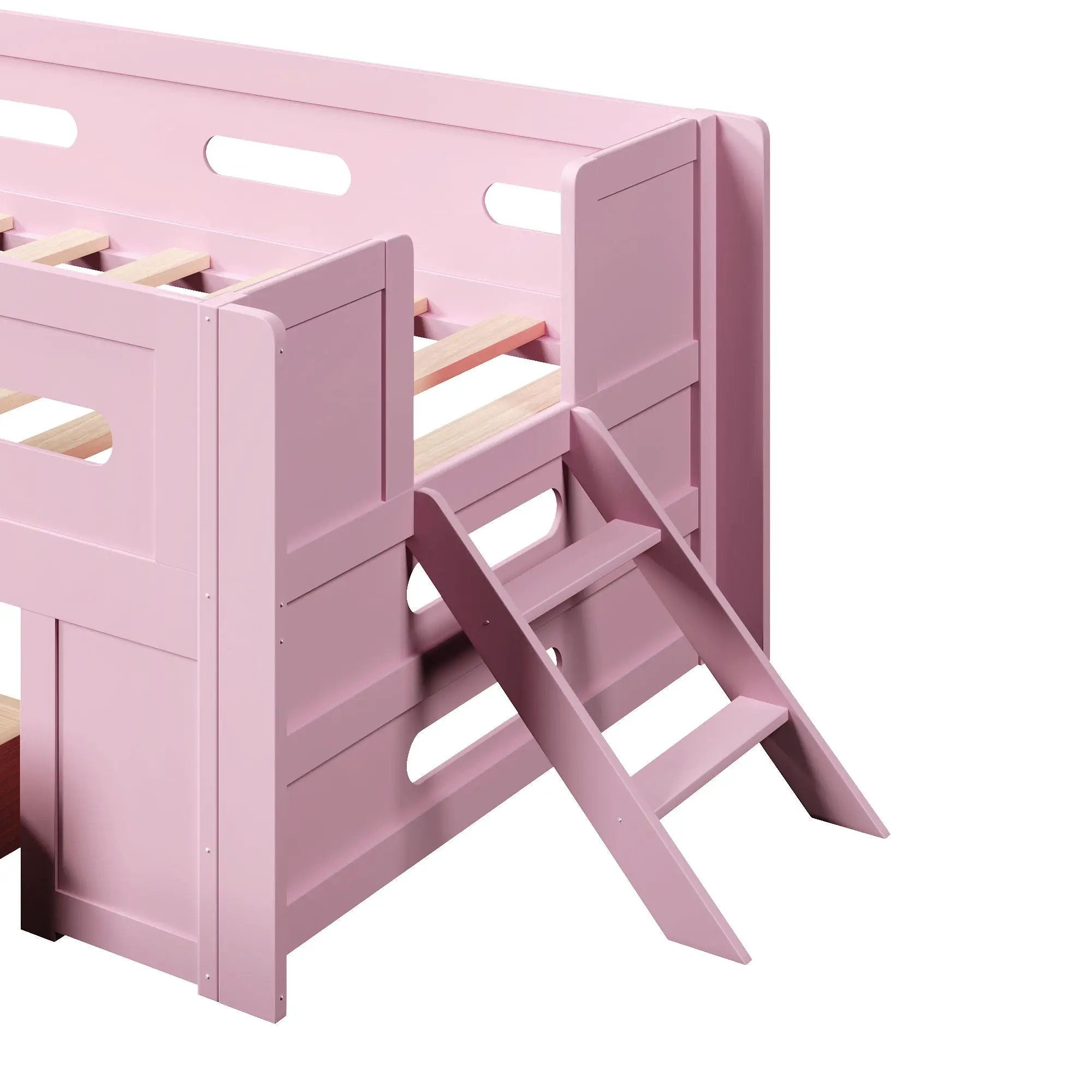 Platform Bed With Guardrail And Drawer by HouseOfZazla
