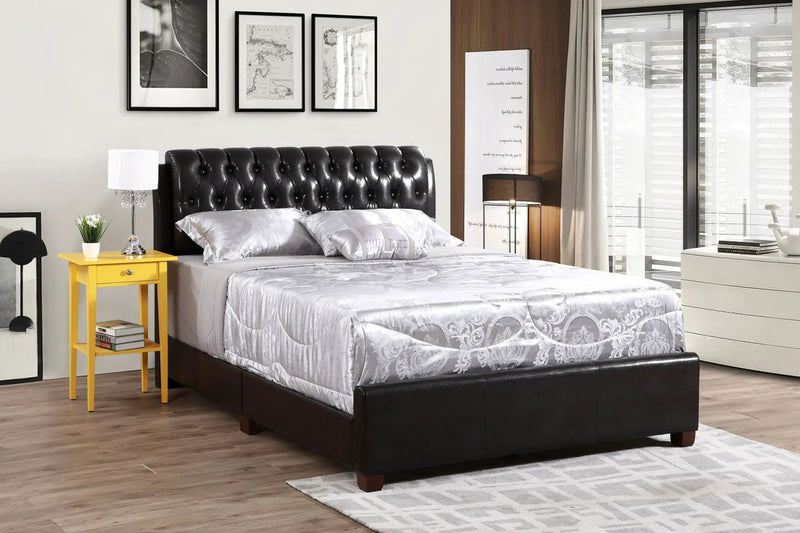 Tufted Upholstered Bed by Unique Piece Furniture