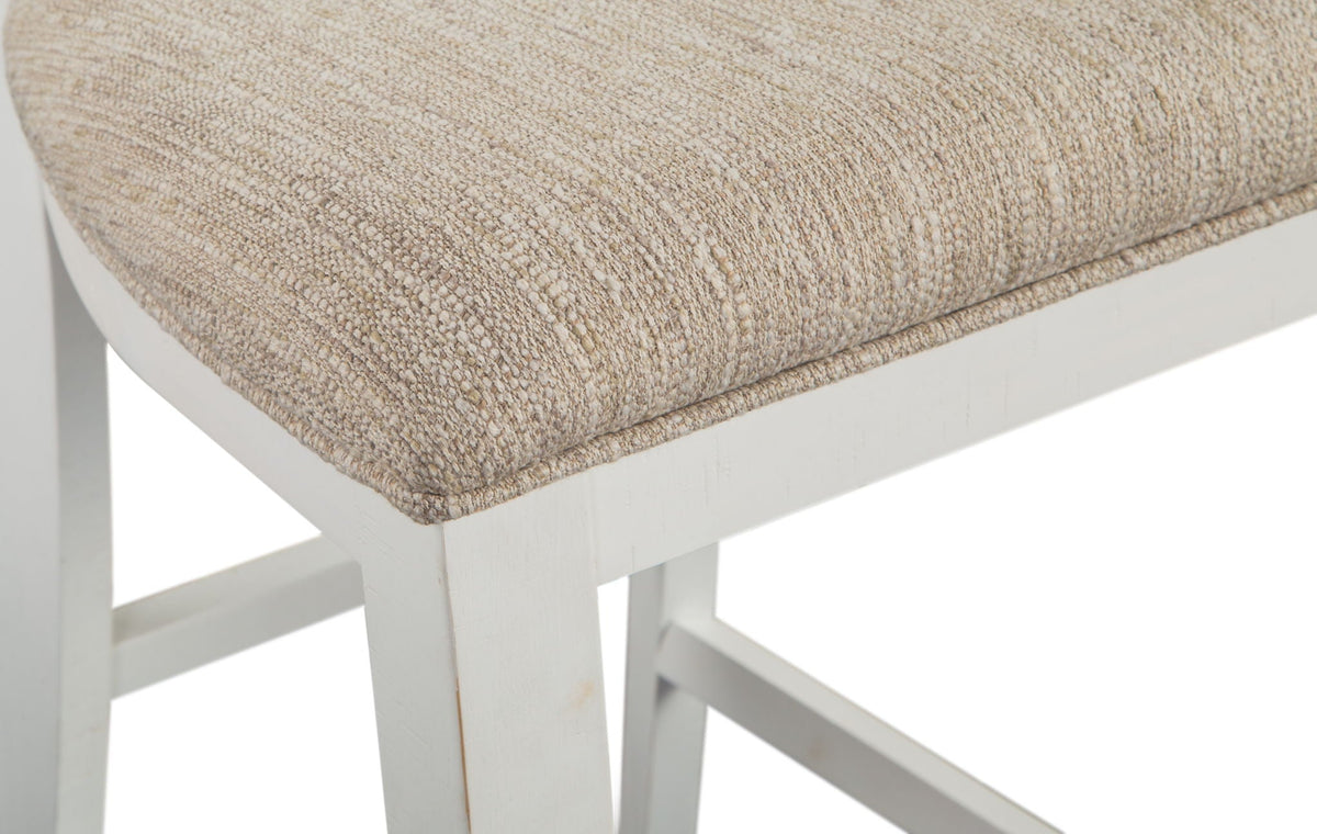 Heron Cove - Counter Chair With Upholstered Seat (Set of 2) - Chalk White, photo 7 of 7