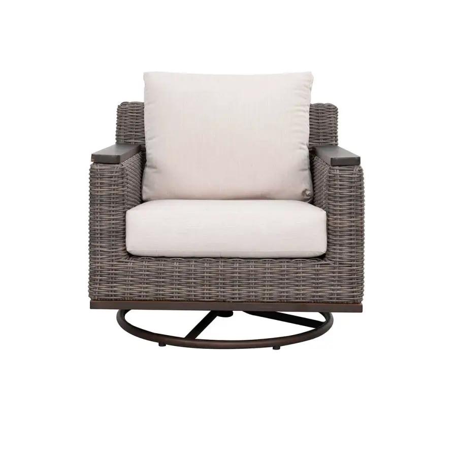2 Beaufort Wicker Swivel Rocking Chair by Outdoor-USA®