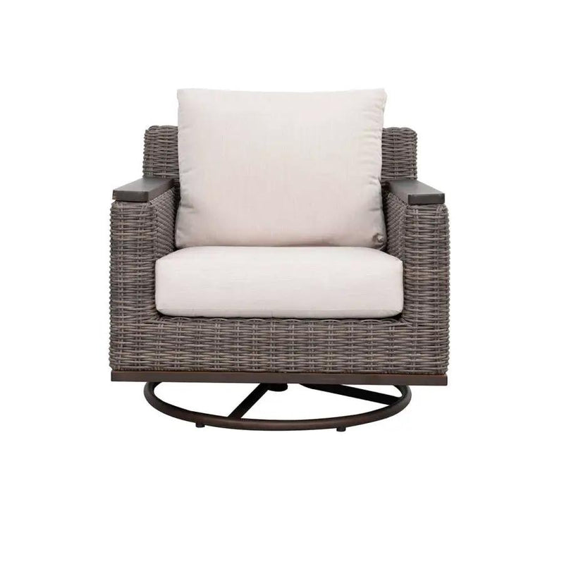 2 Beaufort Wicker Swivel Rocking Chair by Outdoor-USA®