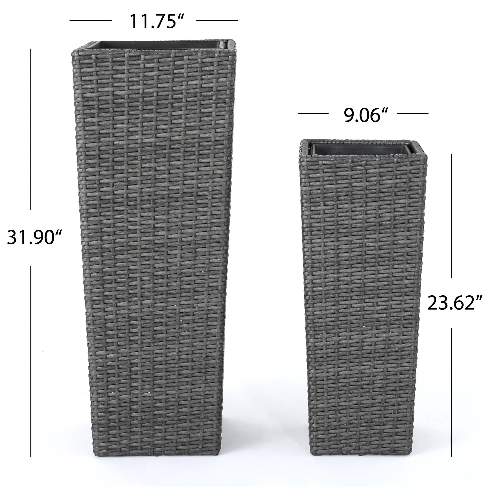 Rattan Flower Pot Set by HouseOfZazla