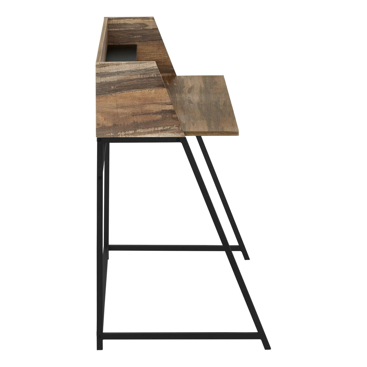Computer Desk For Home Office, Laptop, Storage Shelves, Marble Look Contemporary & Modern by Unique Piece Furniture