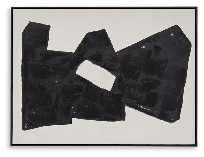 Garviery - Wall Art - Black / Cream by Unique Piece Furniture