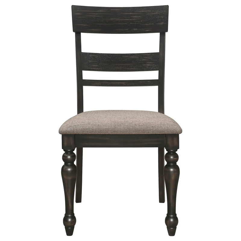 Kavita - Dining Side Chair (Set of 2) - Charcoal by HouseOfZazla