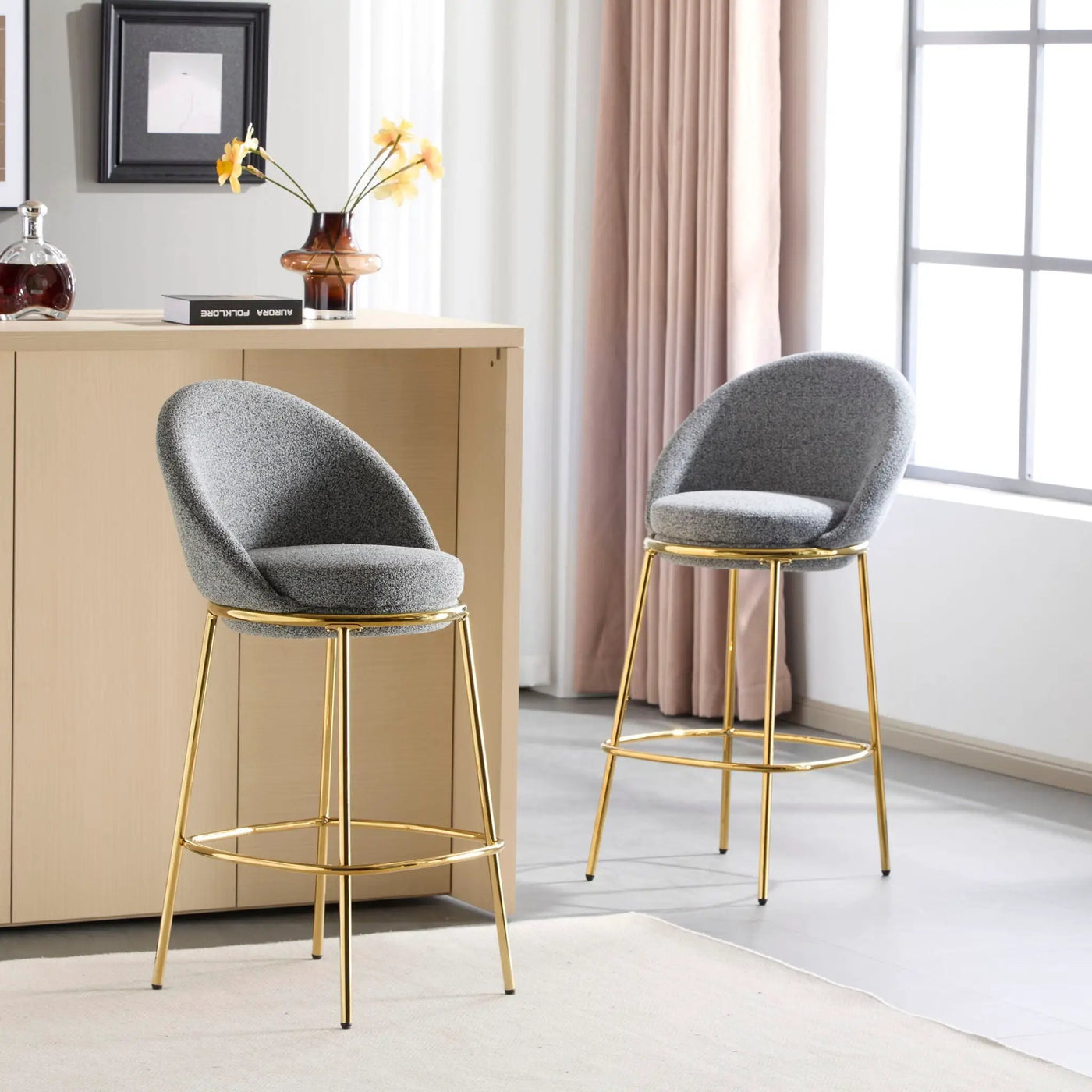 Celano Upholstered Barstool (Set of 2) by HouseOfZazla