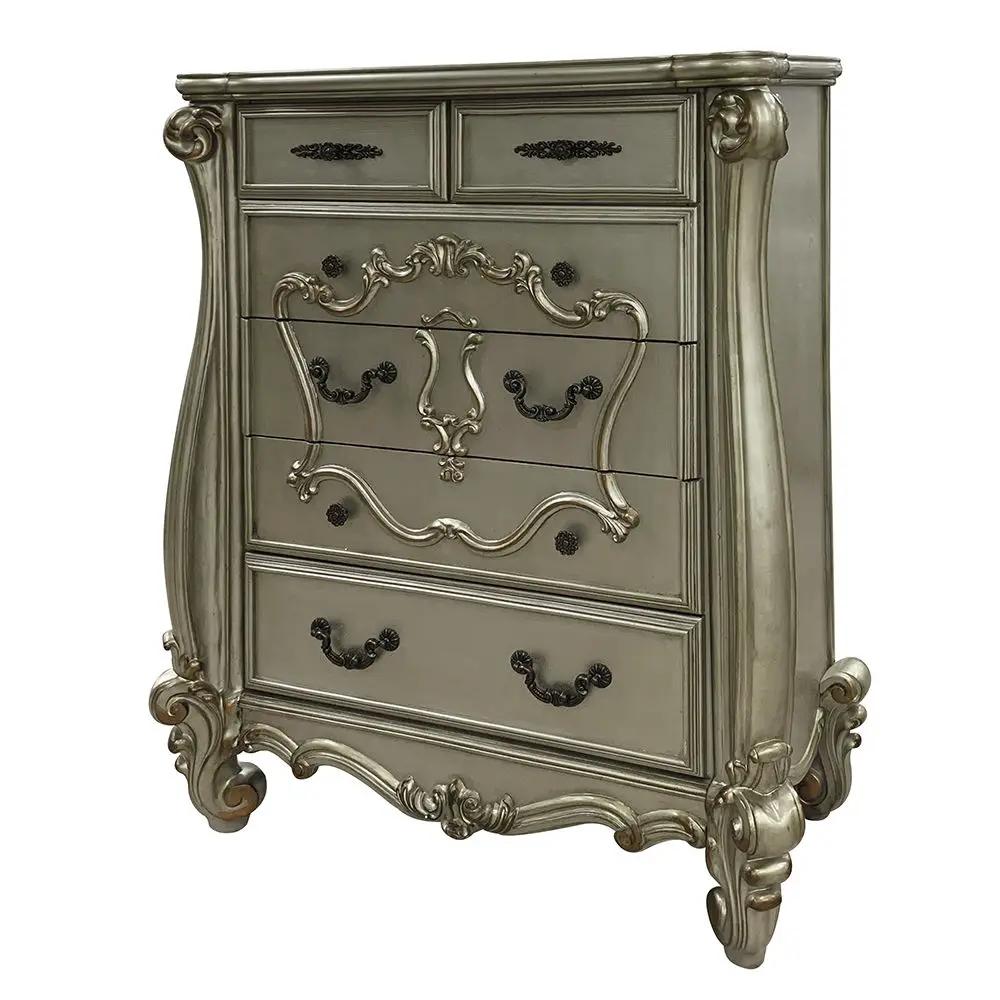 Versailles - Chest - Antique Platinum Finish by Unique Piece Furniture