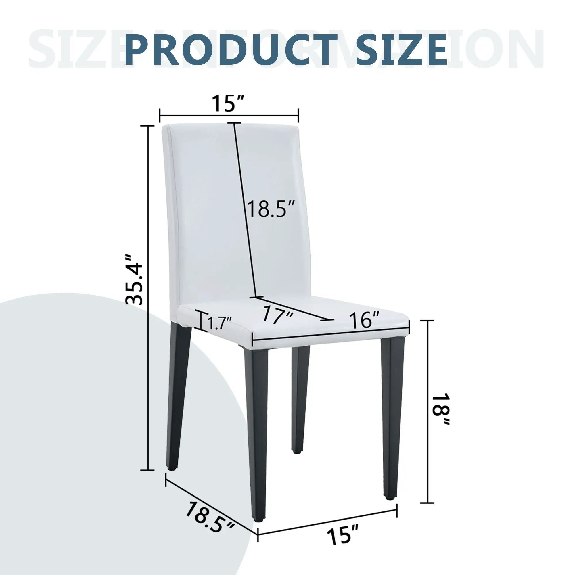Versatile Dining Chairs With Comfortable Design And Metal Legs by Unique Piece Furniture