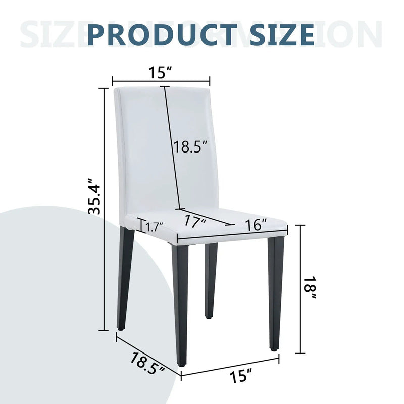Versatile Dining Chairs With Comfortable Design And Metal Legs by Unique Piece Furniture
