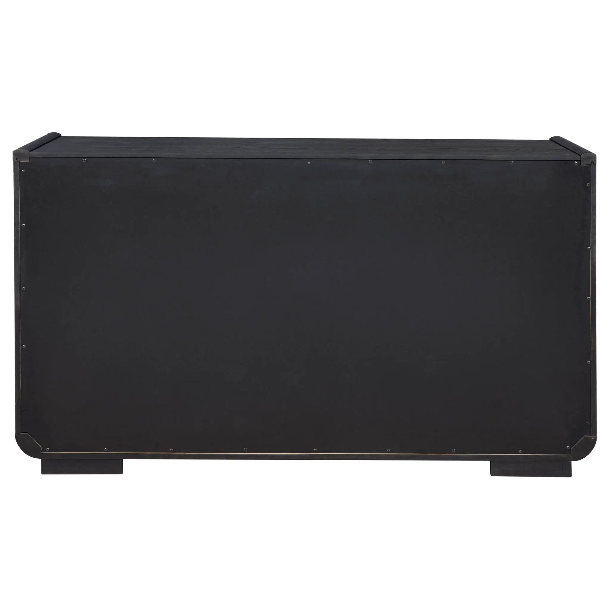 Leandro 2-drawer Dining Sideboard Server Burnished Black by Unique Piece Furniture