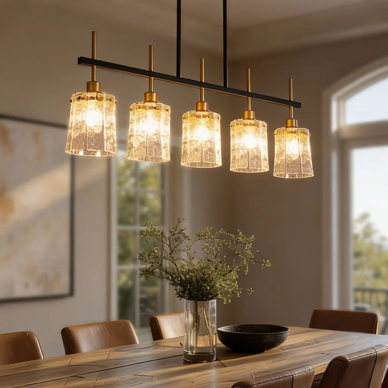 Modern Farmhouse 5-Light Dining Room Chandelier by HouseOfZazla