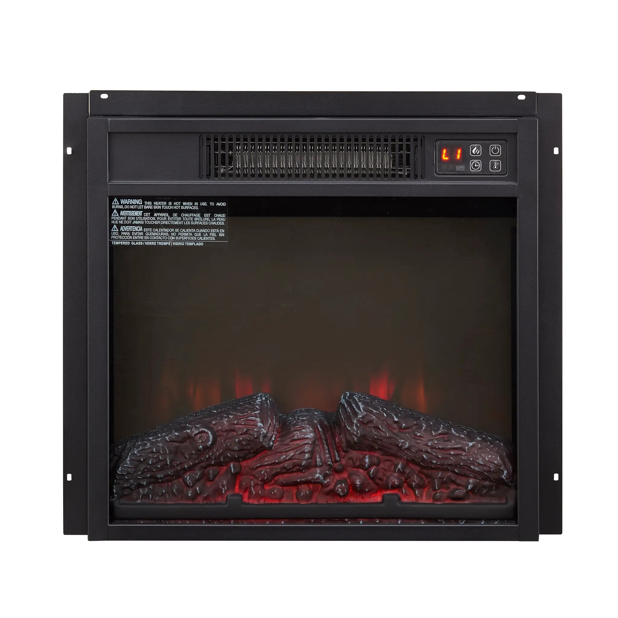 Electric Fireplace Insert 18" 1400W Remote Control by HouseOfZazla