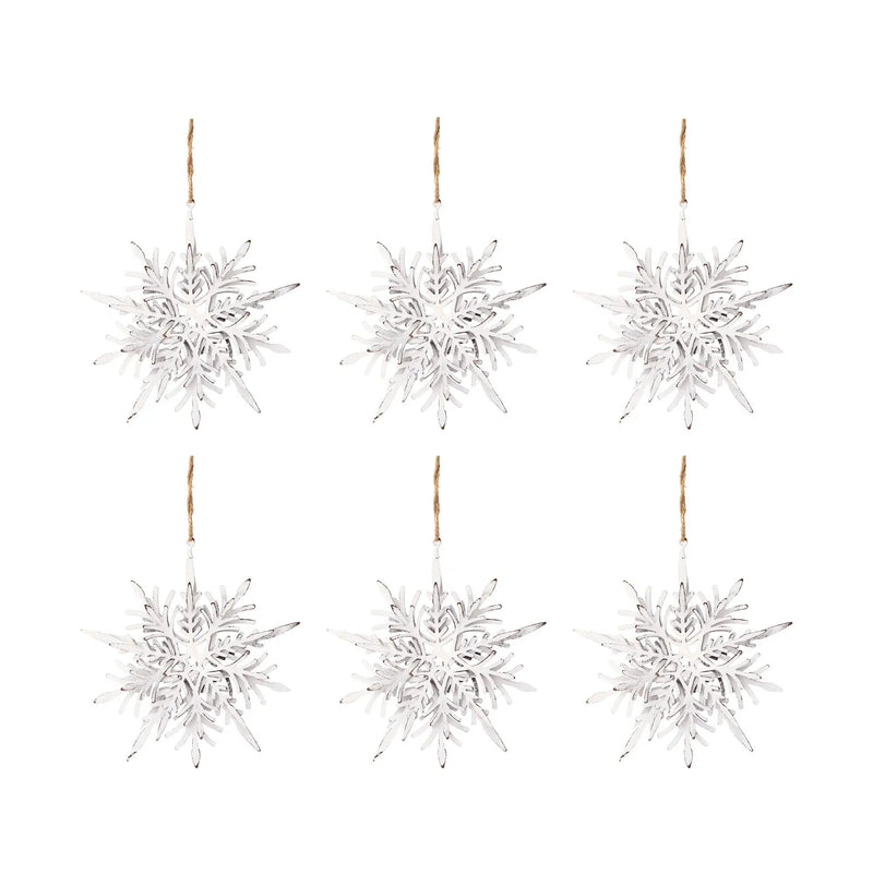 Iron Snowflake Hanger - Set of 6 by HouseOfZazla