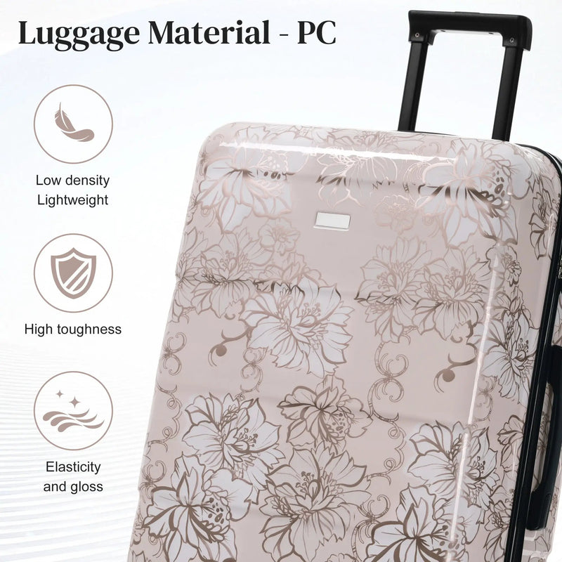GigaTech 5-Piece PC+ABS Hardside Luggage Set by HouseOfZazla