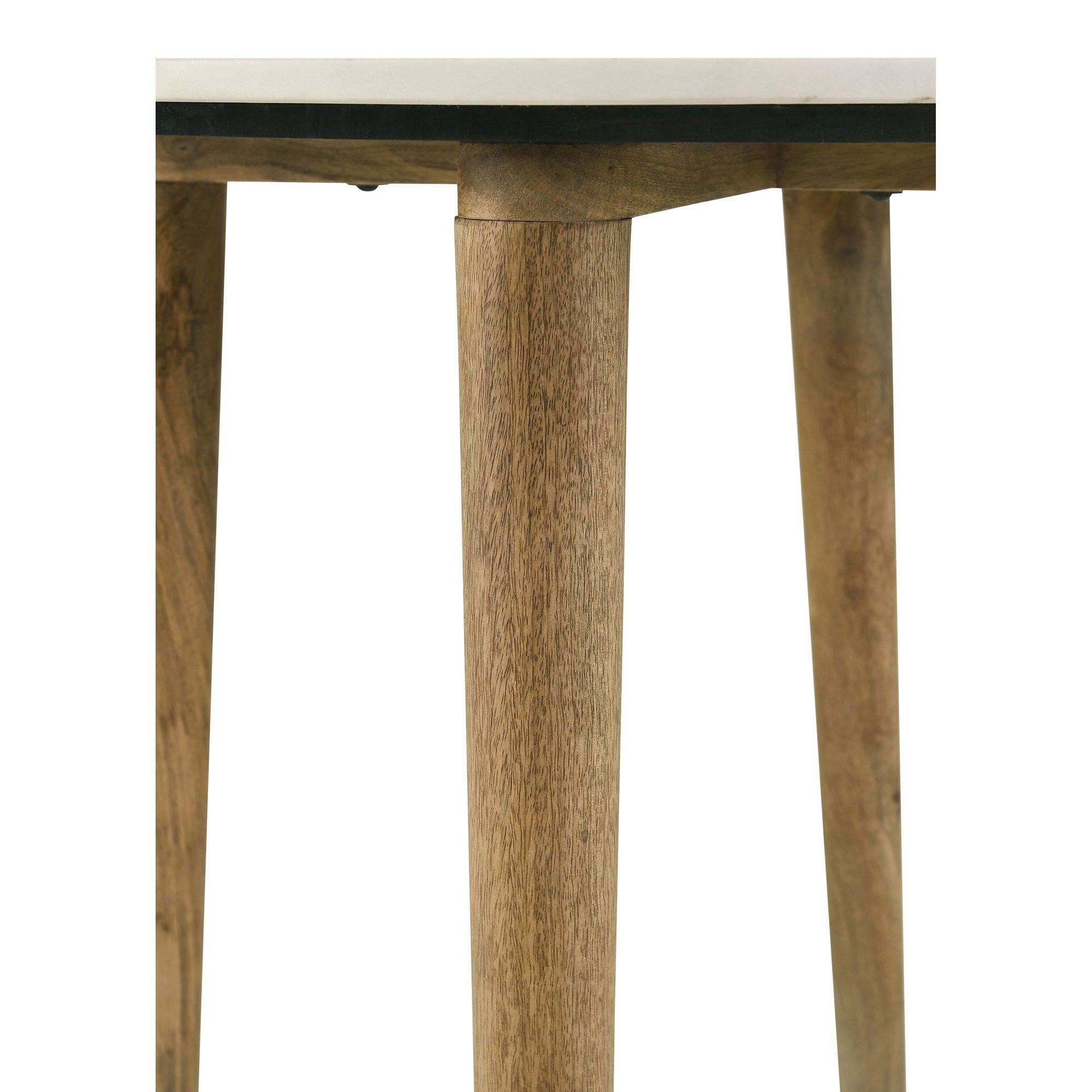 Leska - Round Coffee Table - White by HouseOfZazla
