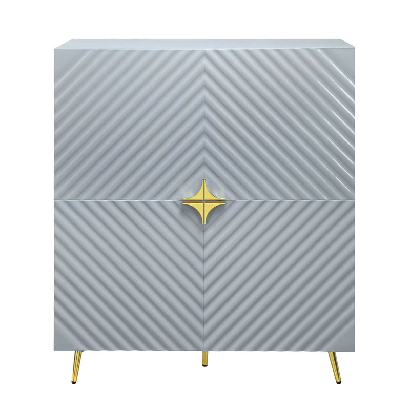Gaines - High Gloss Accent Cabinet by Unique Piece Furniture