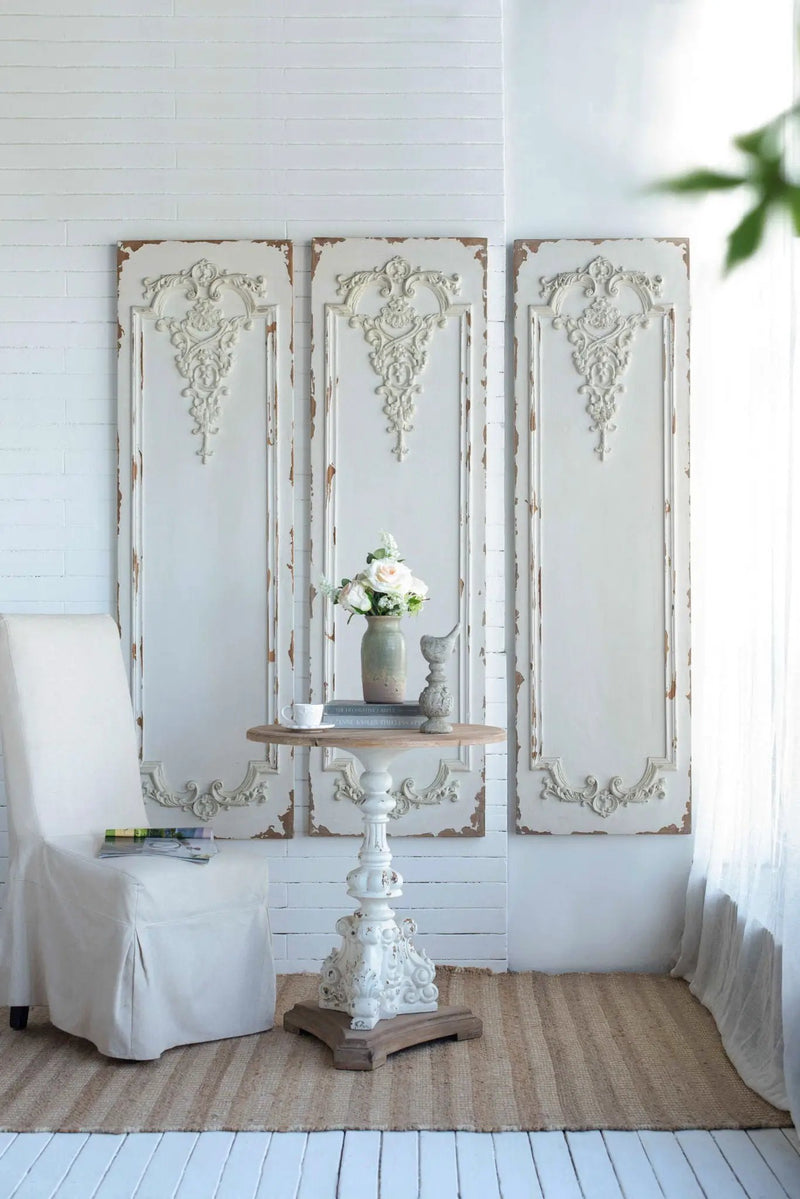 Set Of Large Wooden Rectangle Hanging Panels by Unique Piece Furniture
