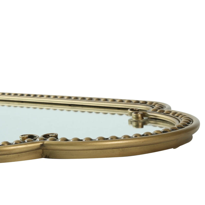 Scalloped Oval Wall Mirror, Vintage by HouseOfZazla
