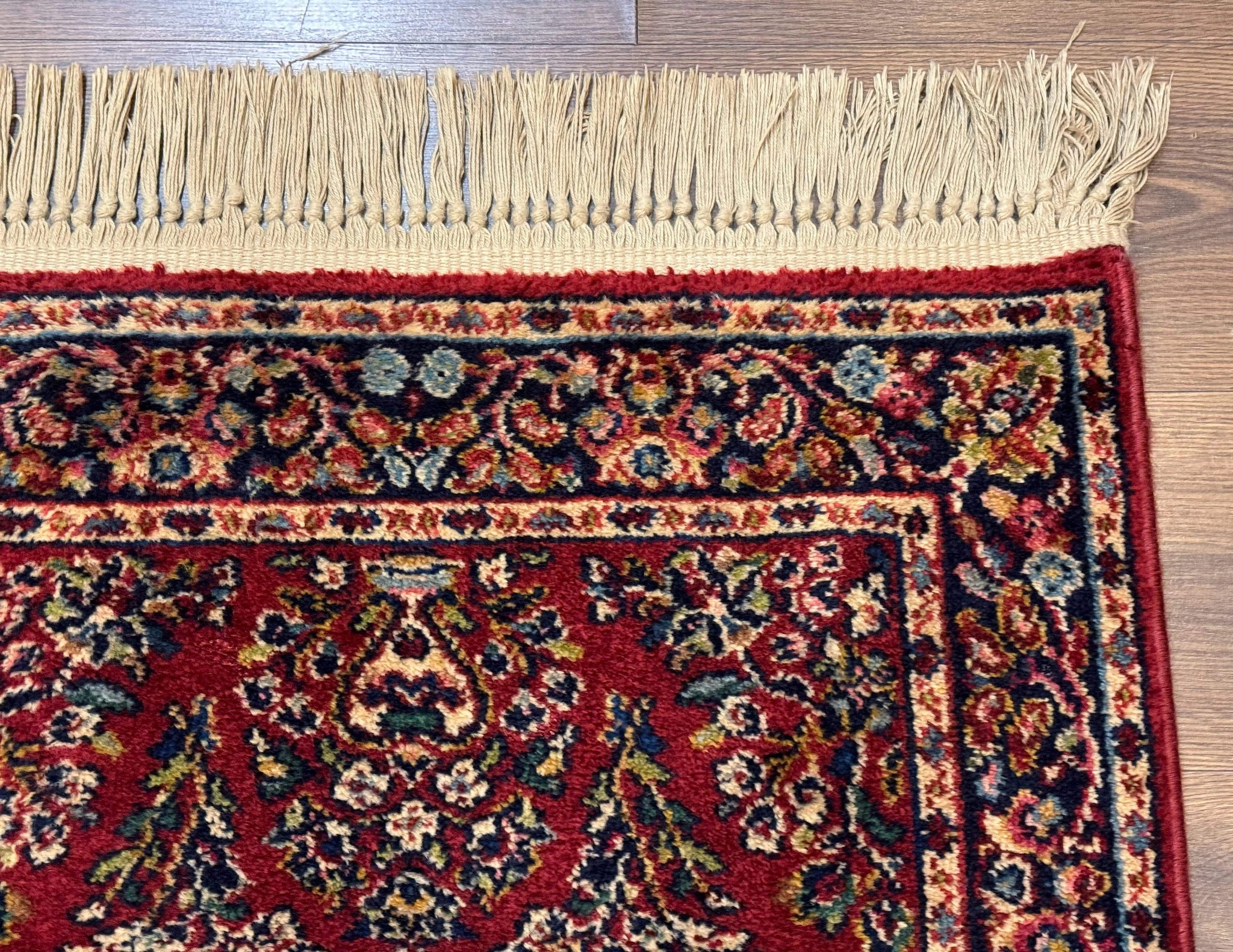 Karastan Runner Rug 2.6 x 8.6, Red Sarouk #785, Original 700 Series, Wool, Rare by Jewel Rugs
