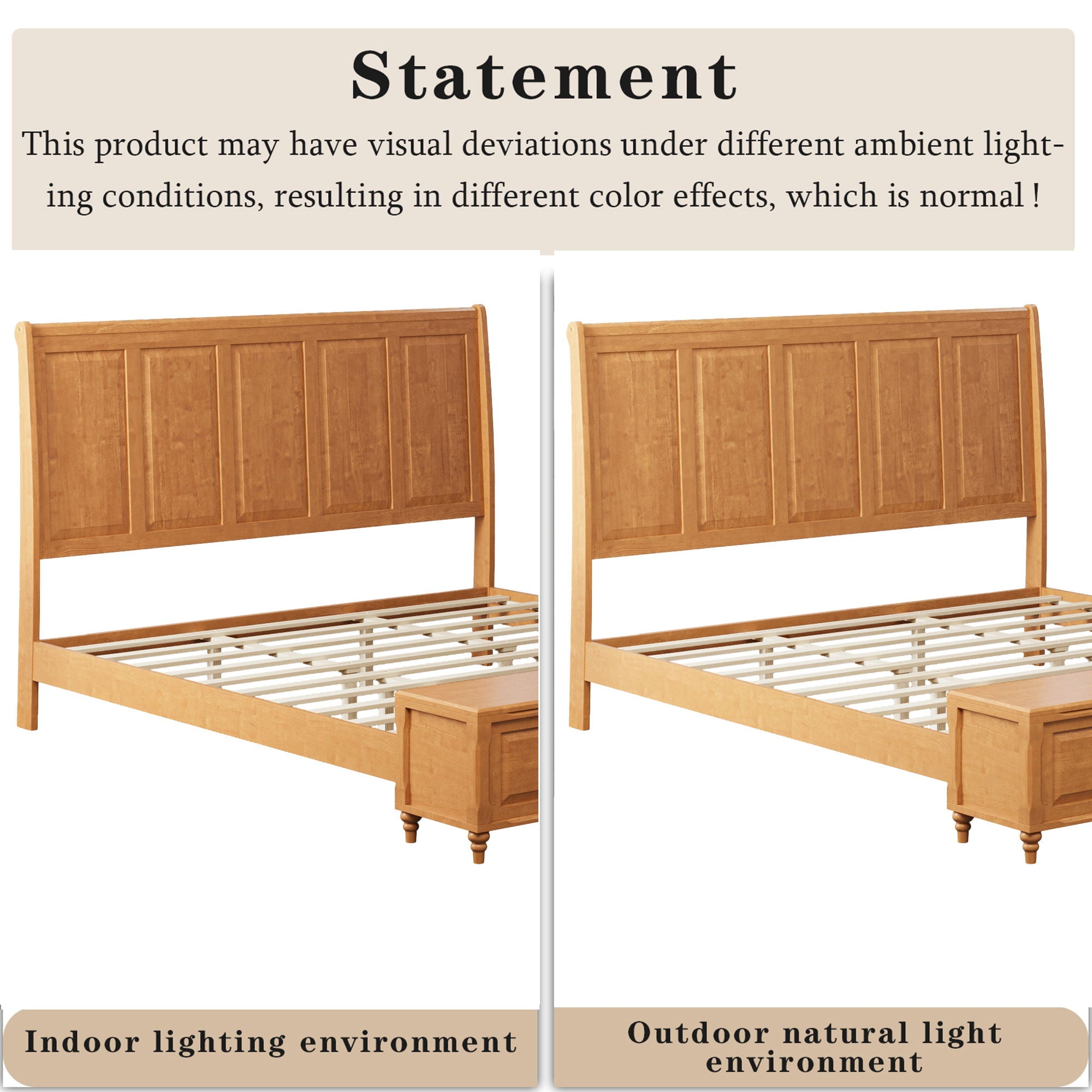 Sleigh Bed Frame With Tall Headboard And Storage Bench by HouseOfZazla