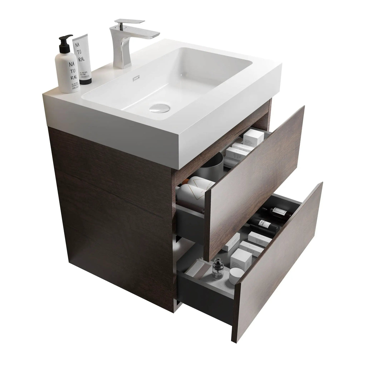 Alice Bathroom Vanity Wall Mounted With Sink by HouseOfZazla