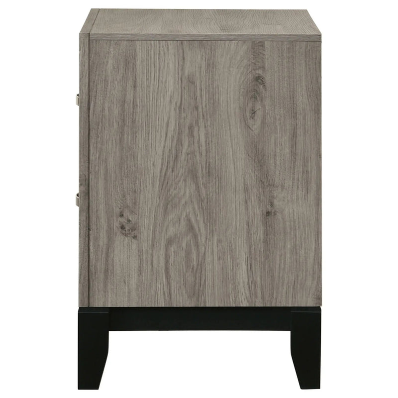 Watson 2-drawer Nightstand Bedside Table Light Taupe by Unique Piece Furniture
