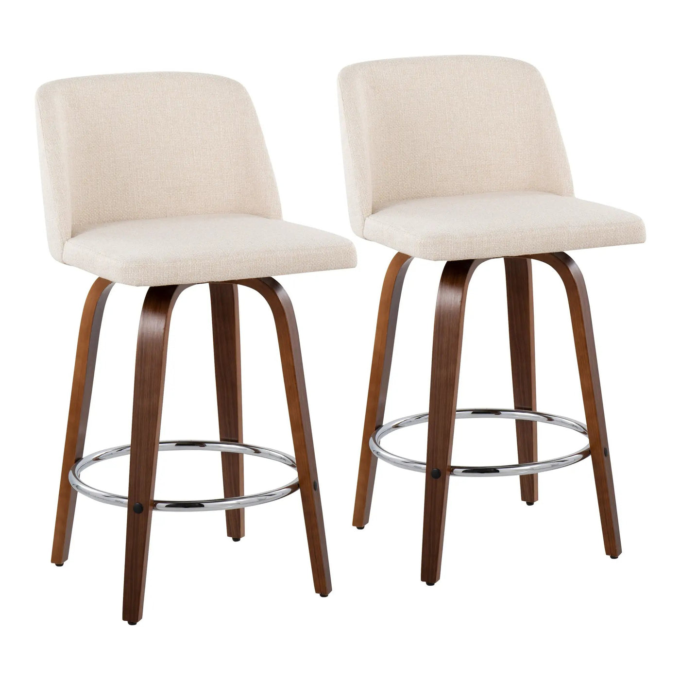 Mid-Century Modern Fixed-Height Counter Stool by HouseOfZazla