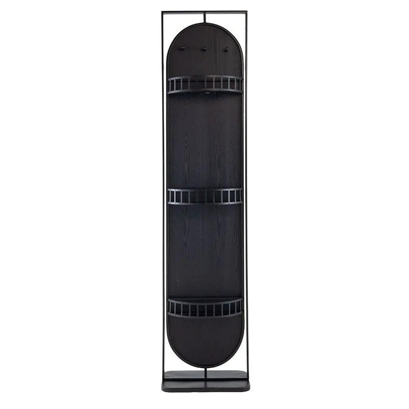Full Length Standing Mirror, 360° Swivel Floor Mirror For Bedroom - Black by HouseOfZazla